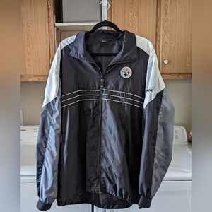 NFL Steelers Team Windbreaker Reebok Lightweight Jacket 2XL